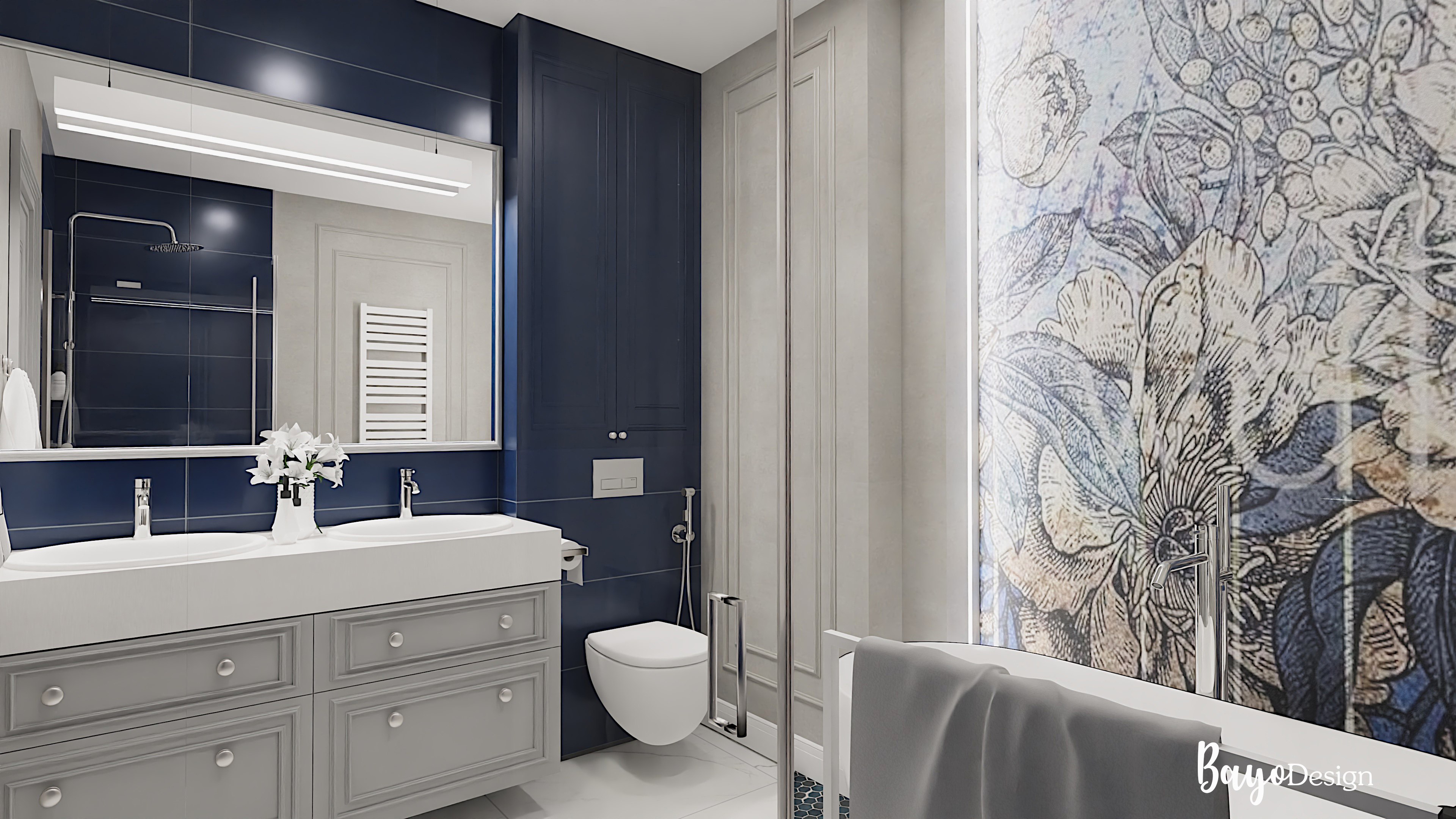 Bathroom /Modern-Classic Style /House in Poland